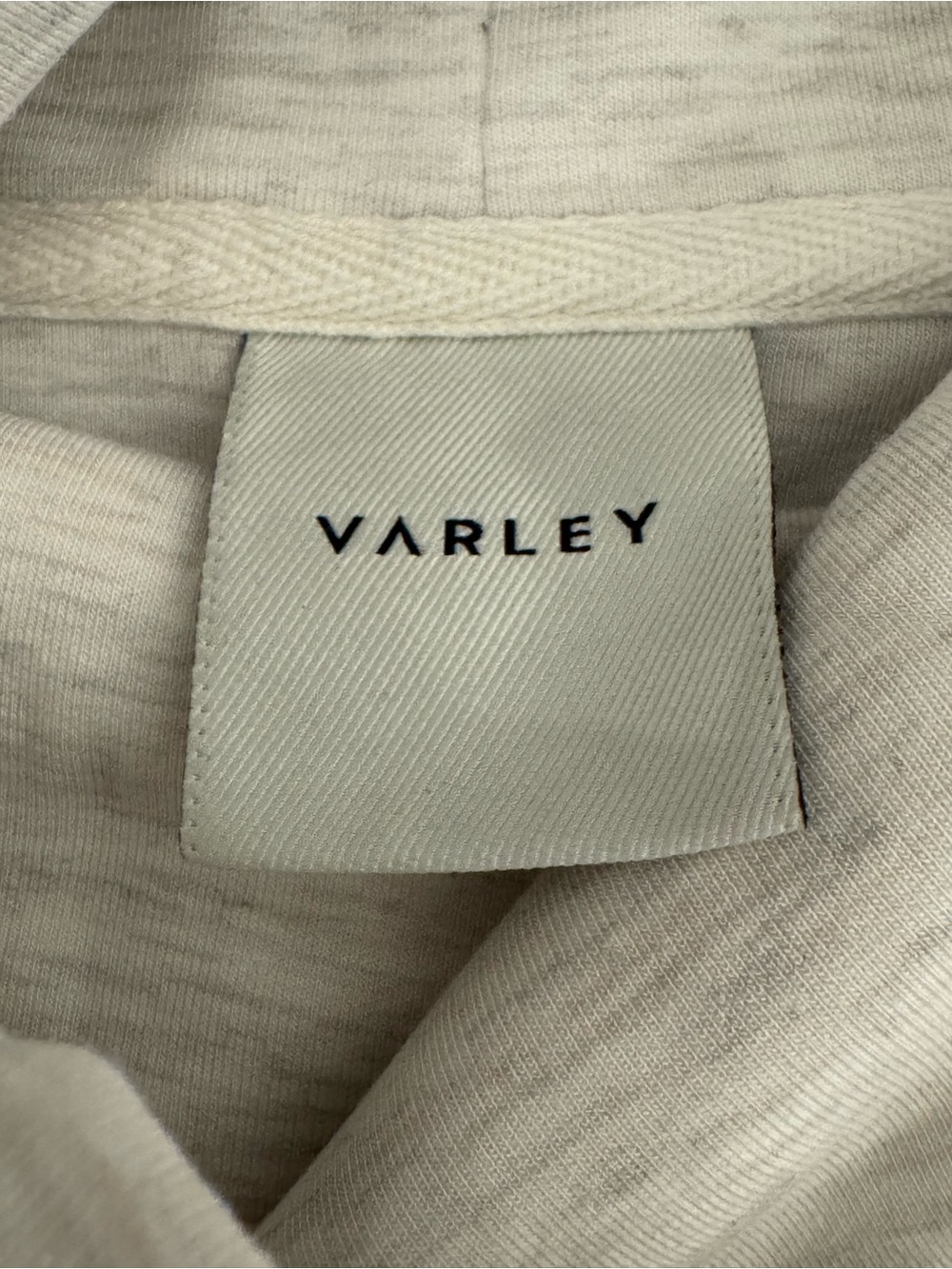 VARLEY Freya Sweatshirt Large Ivory Marl Casual Lounge Comfort Cowl Turtleneck - Picture 6 of 12